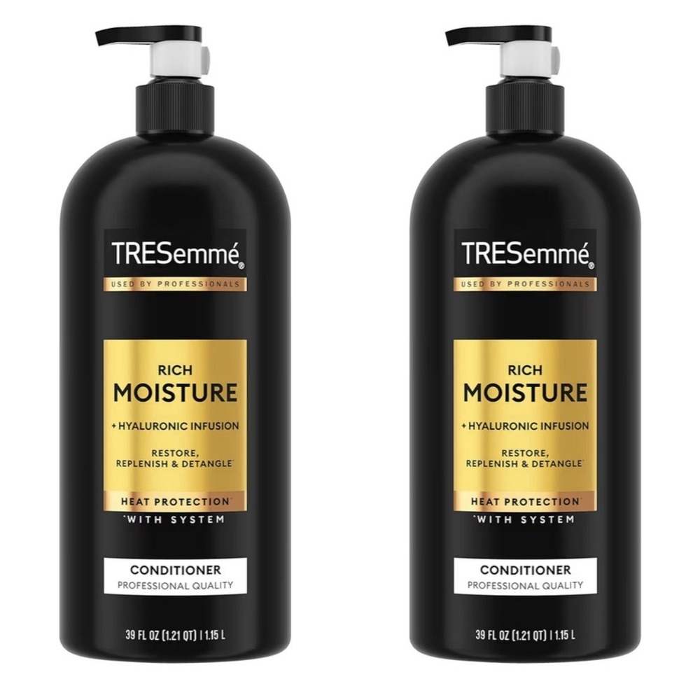 TRESemme Conditioner Moisture Rich Heat Protection 39 fl oz (1.15 l) PACK OF 2